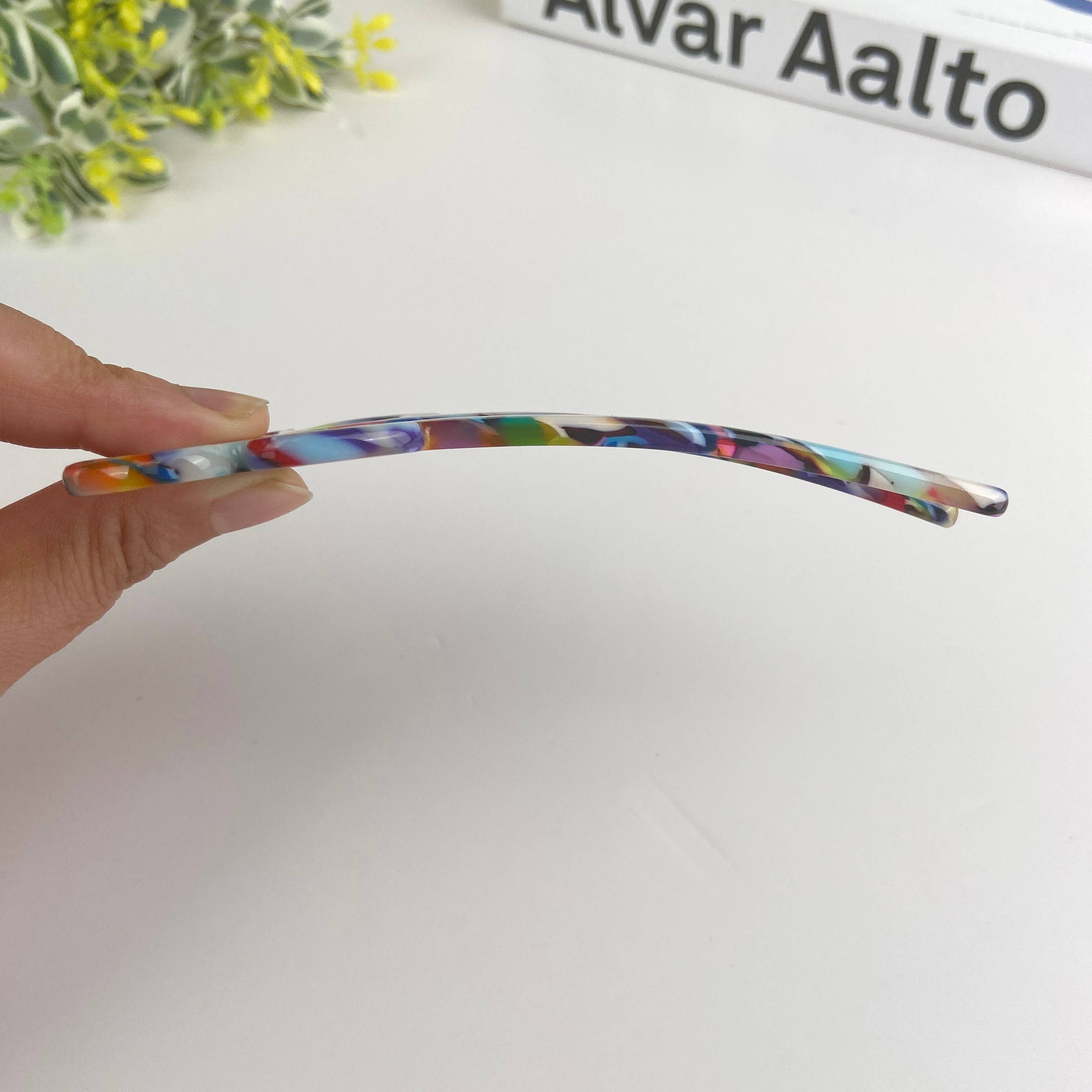 Hårklip • Hårnål • Brun Sommerfugl - Image 17