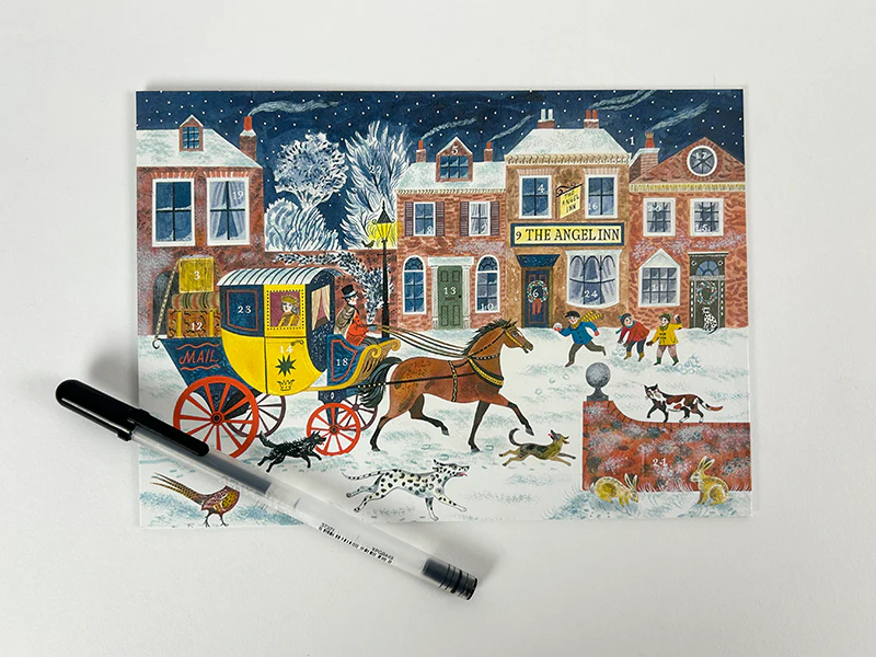 Kort • Angel Inn  • Mini advents kalender - Image 3
