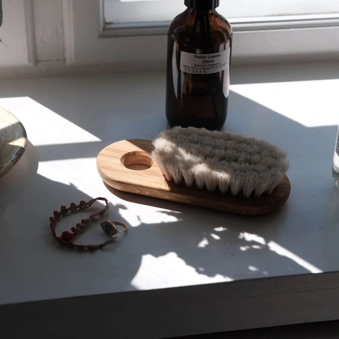 Badebørste • 17 cm • Egetræ & Hestehår - Image 3