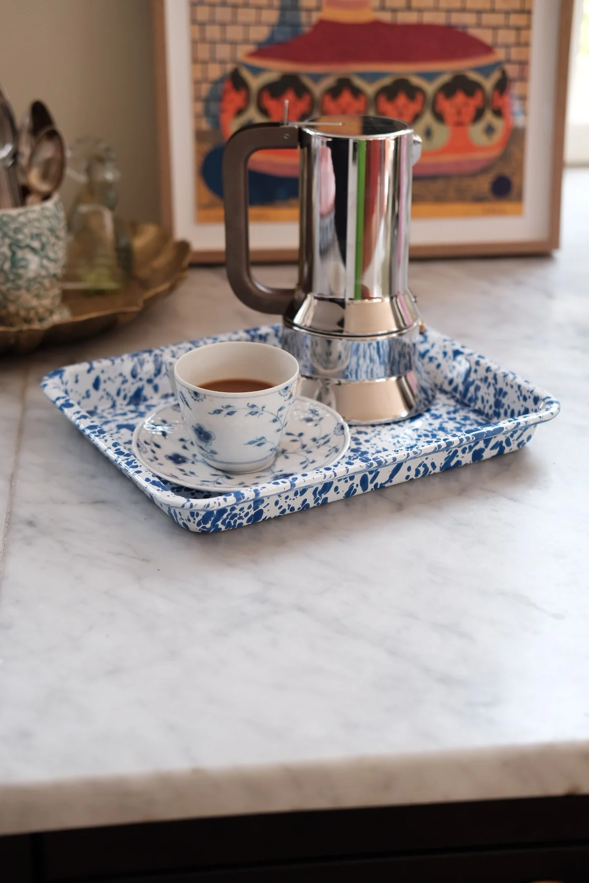 Espressokande • Manico Forato • Alessi • 6 kopper - Image 4