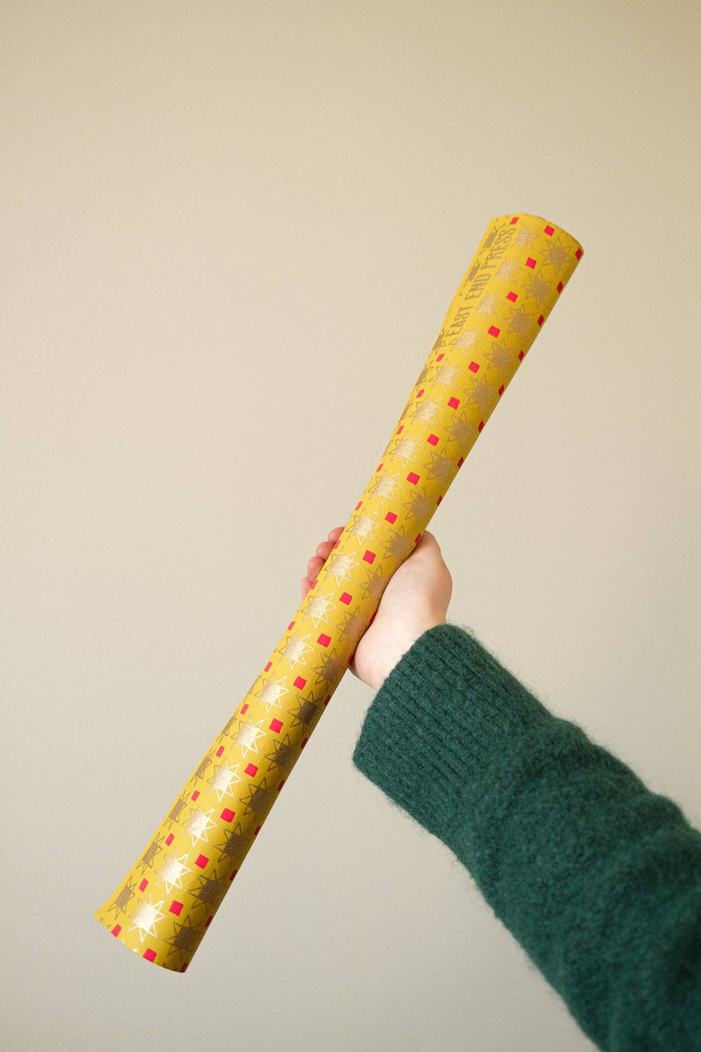 Gavepapir • Quiltet Juletæppe • 3 Ark • Sendes Ikke - Image 2