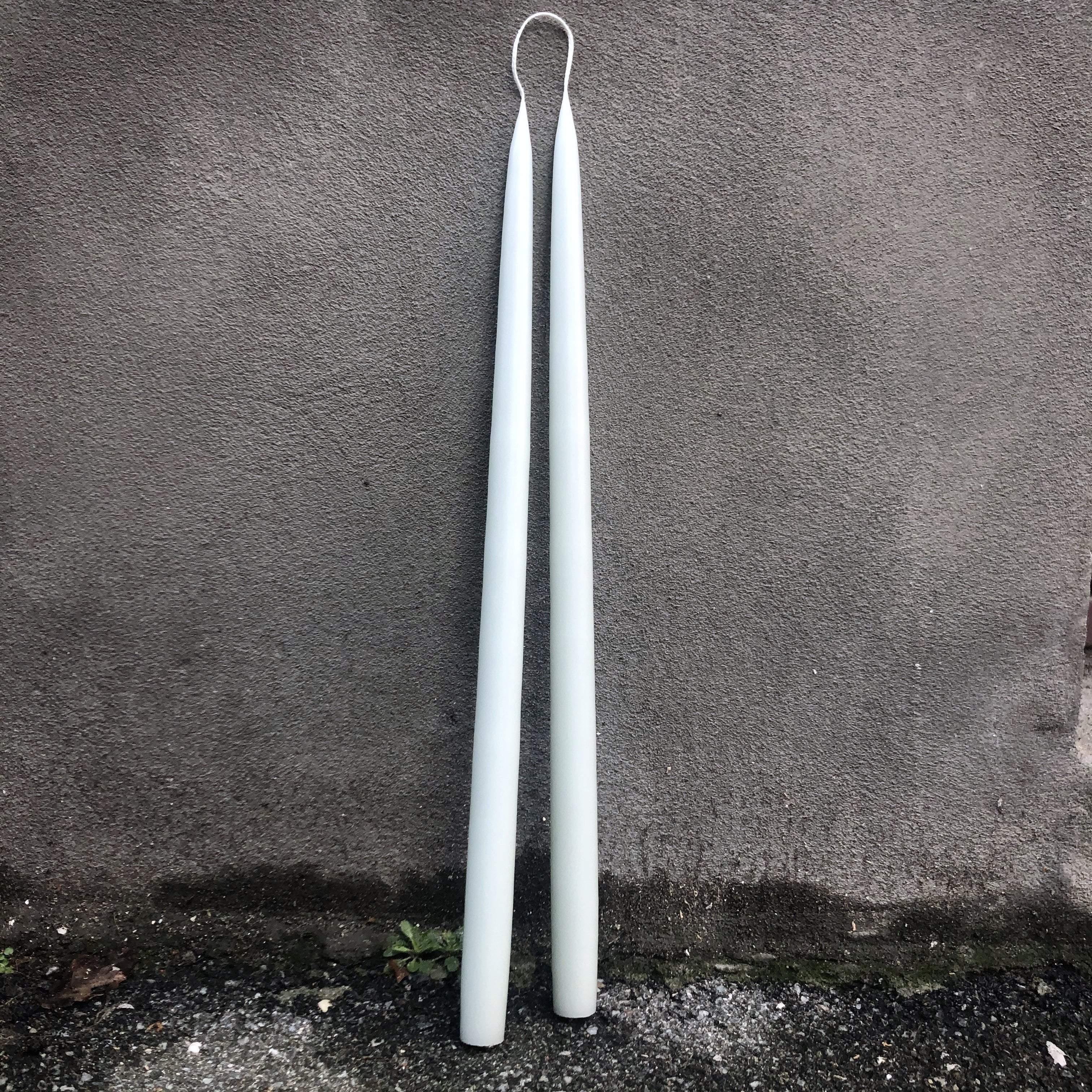 Hånddyppede kronelys • 45 cm • Sart Grøn - Image 3