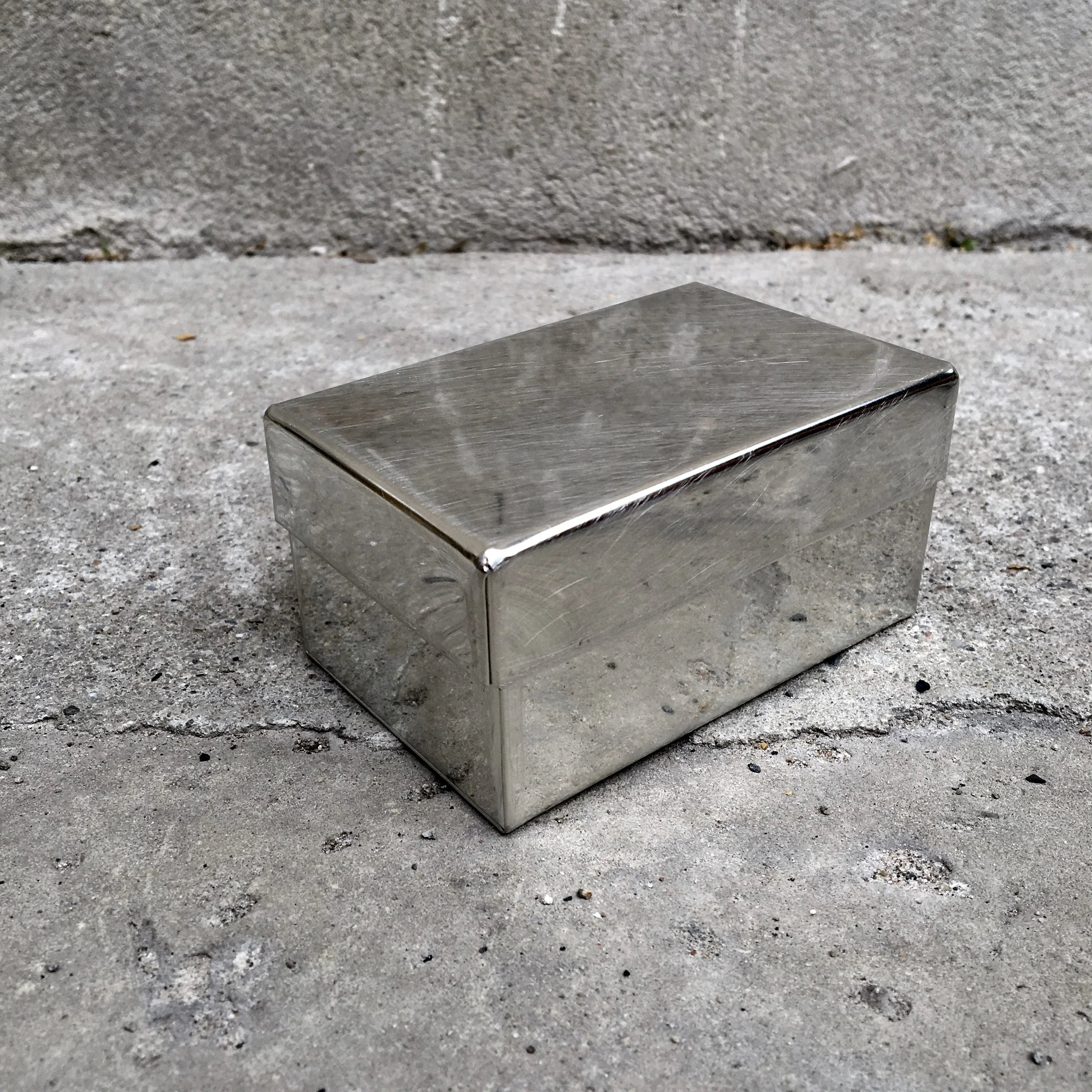 Håndlavet Rektangulær Æske • Tin • Mini - Image 2