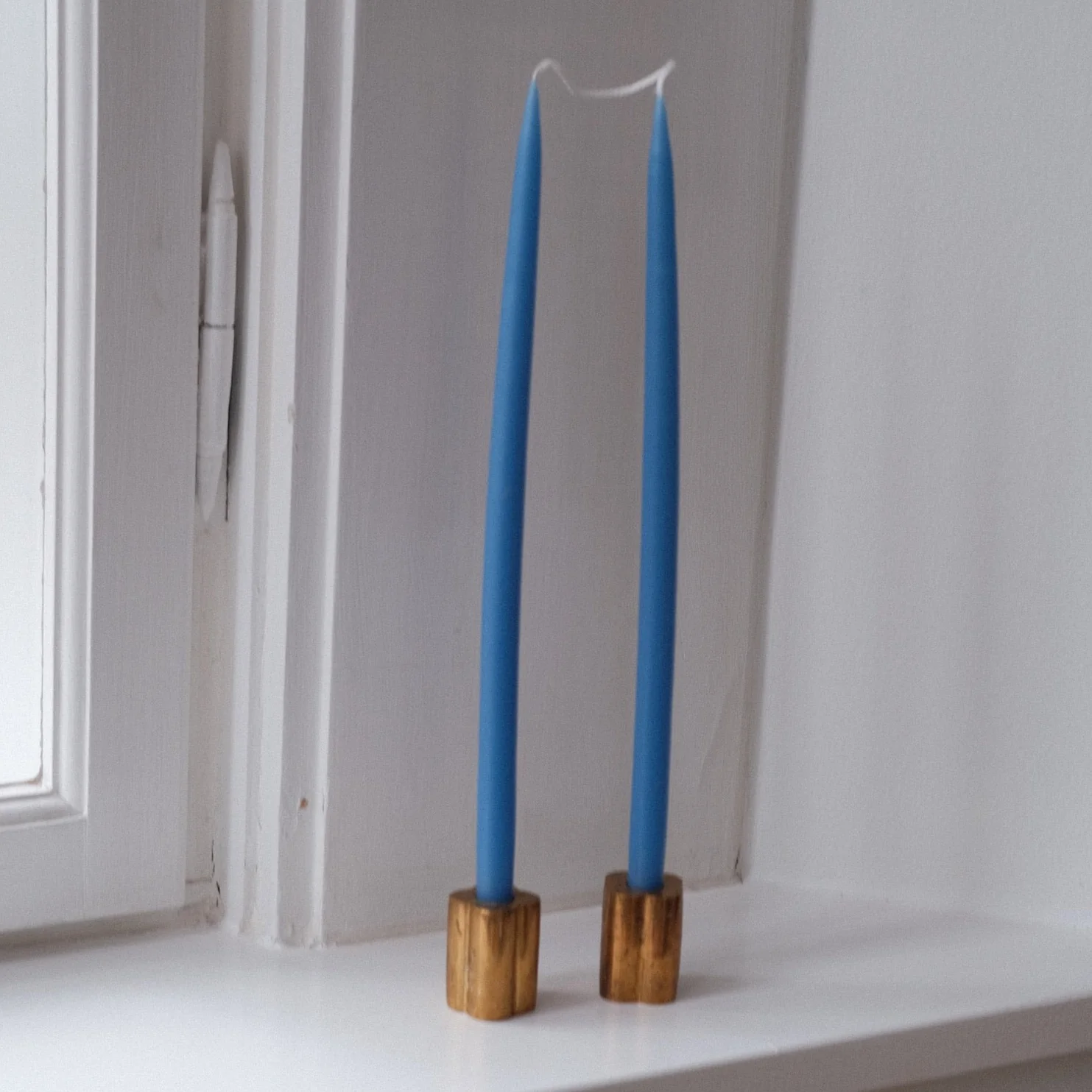 Hånddyppede Kertelys • 28 cm • 4 stk • Lavendel