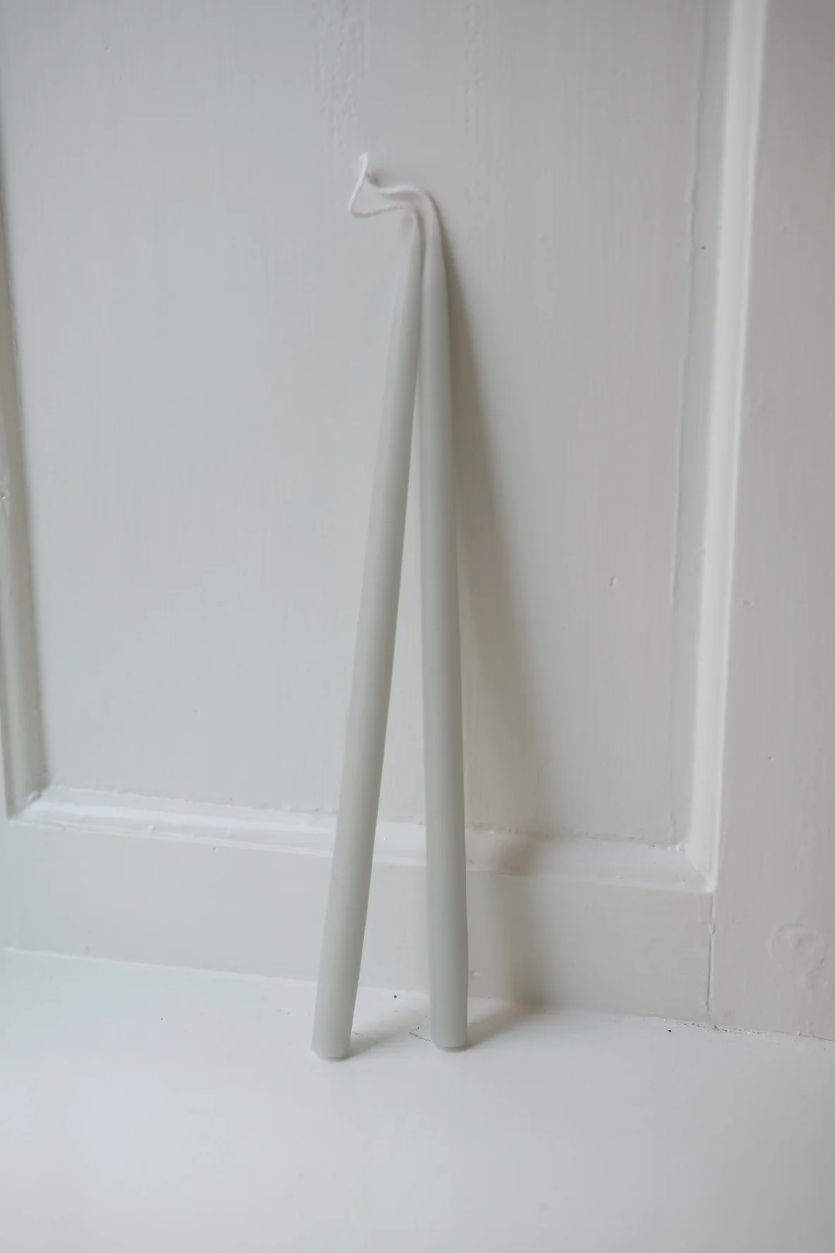Hånddyppede Kertelys • 28 cm • 4 stk • Sart Grøn