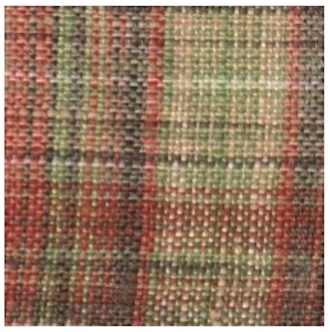 Kimono • M • Tartan Sienne Vert • Ternet brune nuancer - Image 6