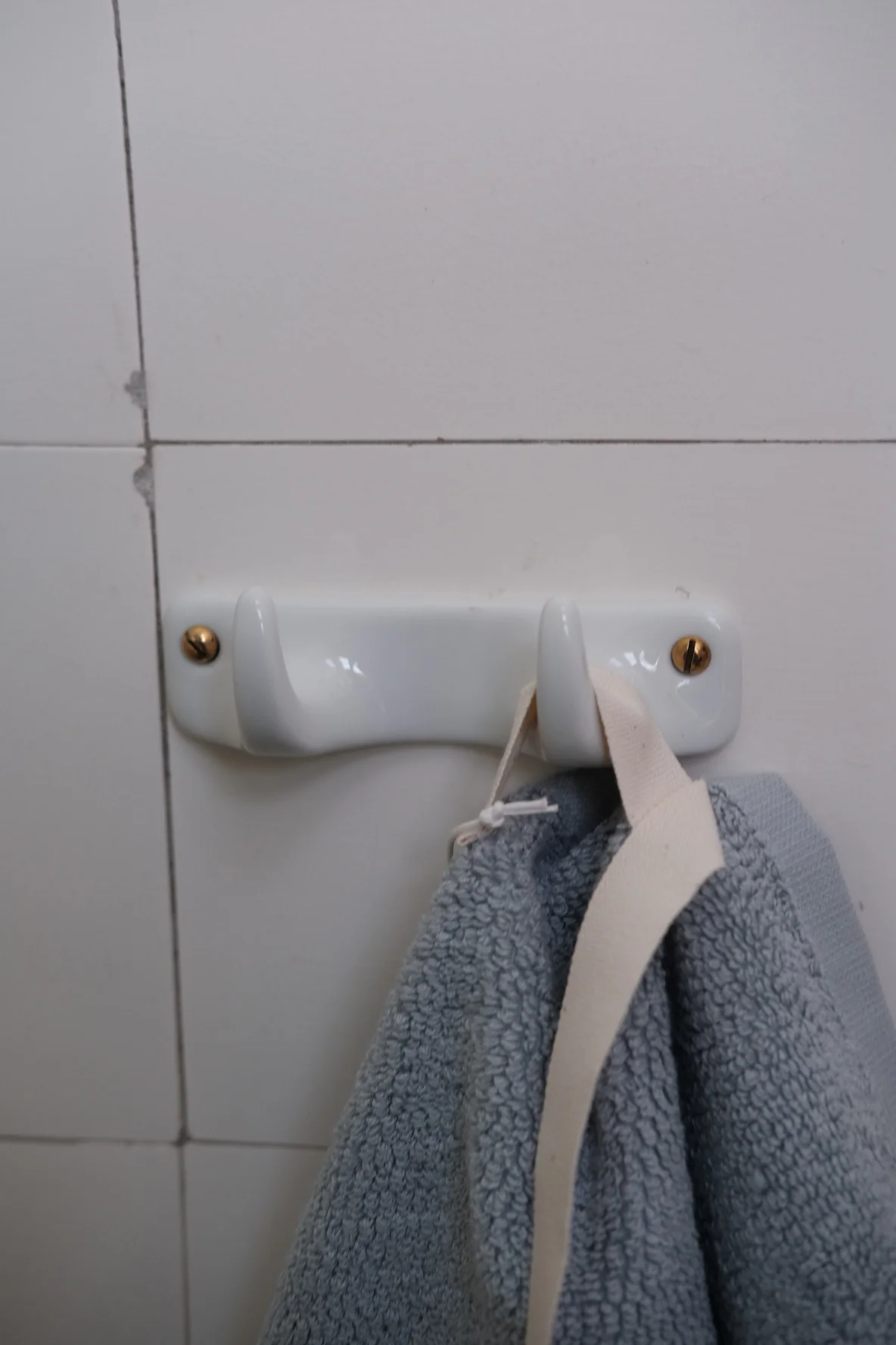 Knage • Porcelæn • 2 • Hvid • Firkantet
