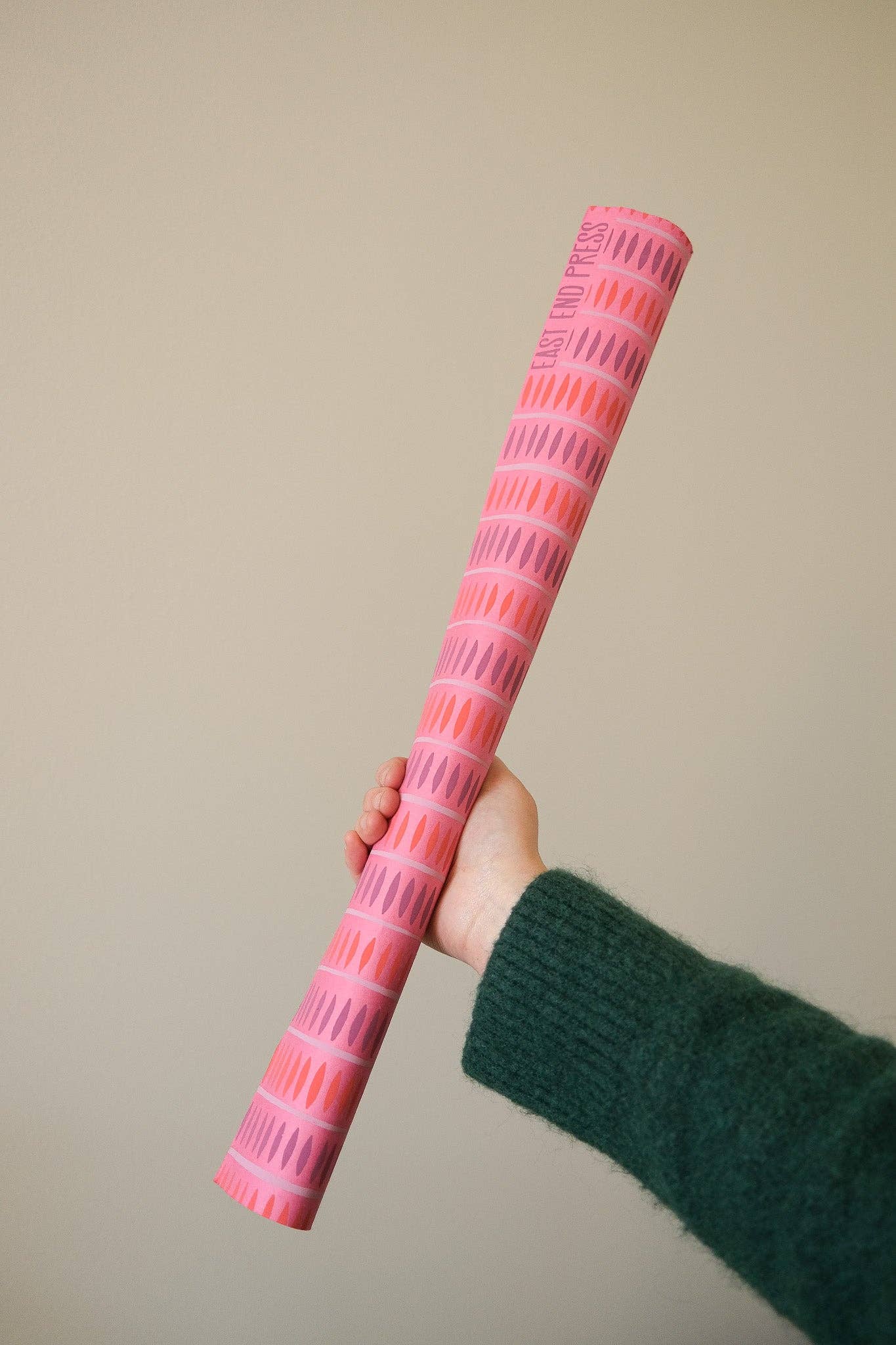 Gavepapir • Pink Stribet • 3 Ark • Sendes Ikke - Image 2