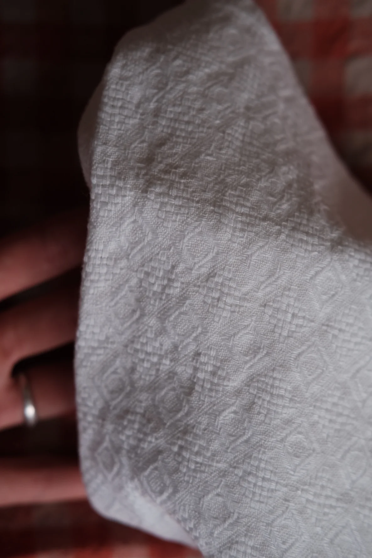 Hørserviet • Hvid Broderi • Cérémonie • Linge Particulier - Image 3