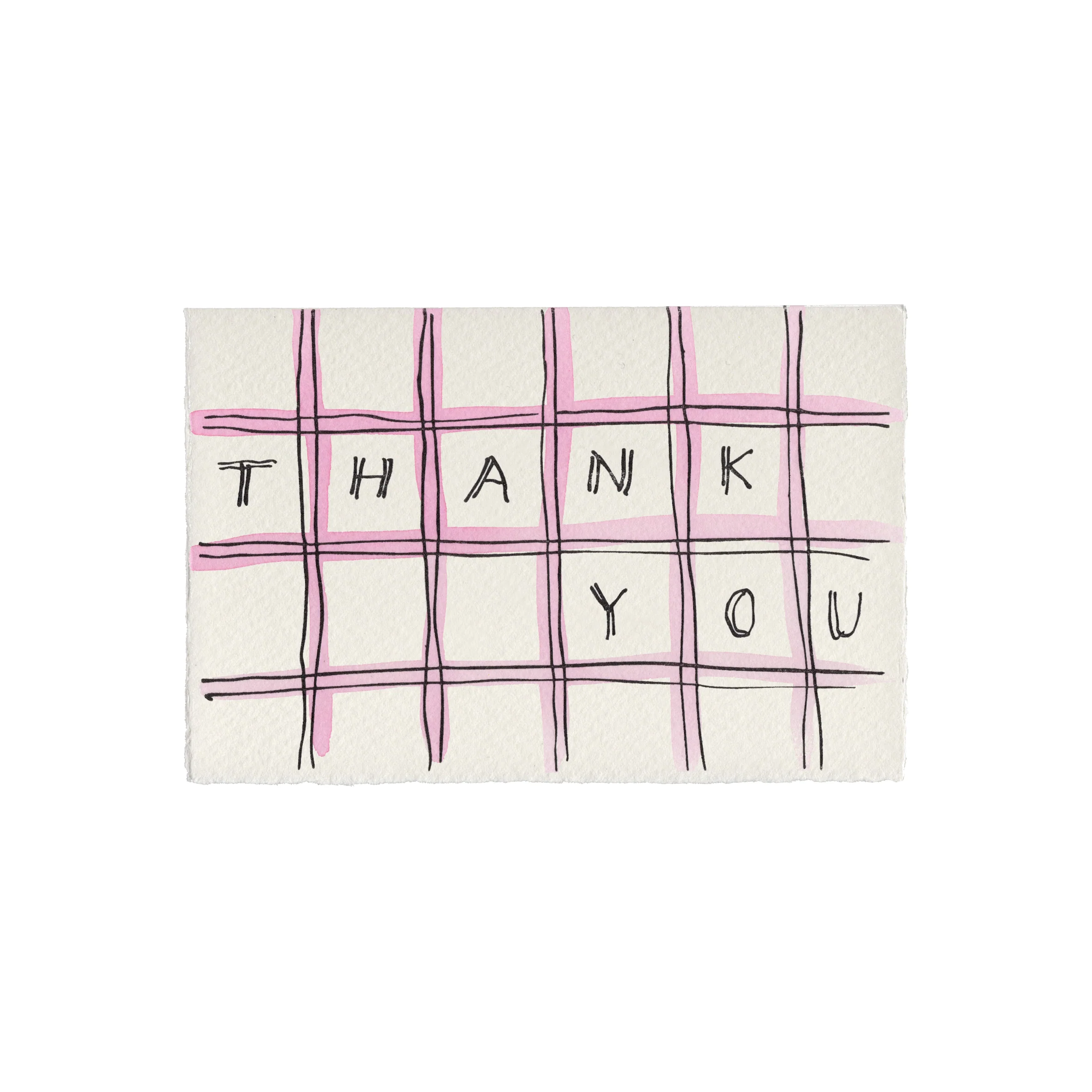 Kort • Thank You • Candy Pink